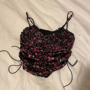 For love and lemons floral bustier